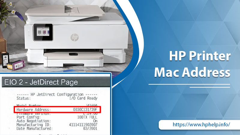 How to Find HP Printer MAC Address?